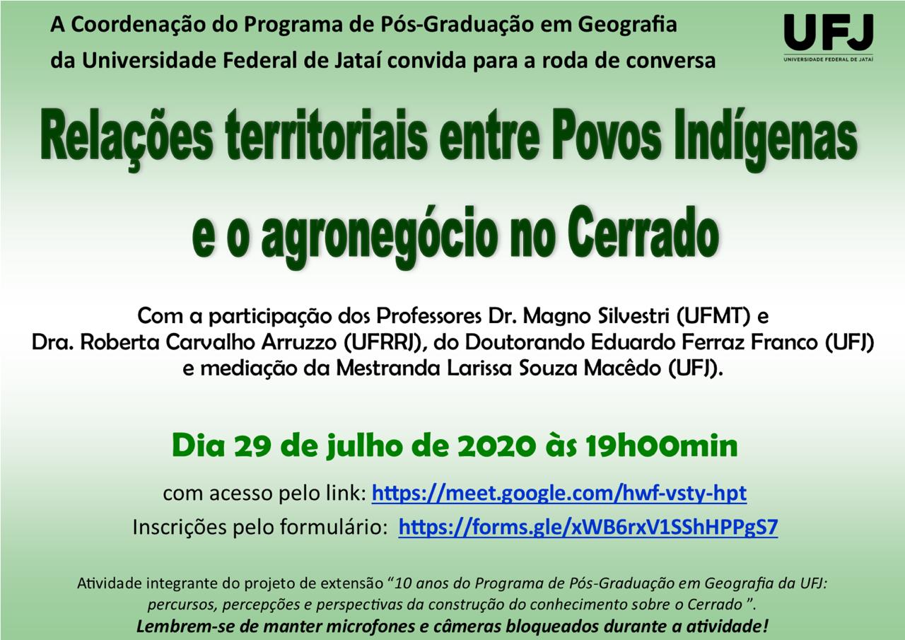 Relações territoriais entre Povos Indígenas e o agronegócio no Cerrado